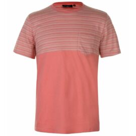 Pierre Cardin férfi póló, csíkos, rózsaszín