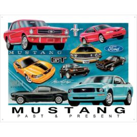 Ford Mustang Past & Present fémplakát 40,5 x 31,5 "TACD1272"