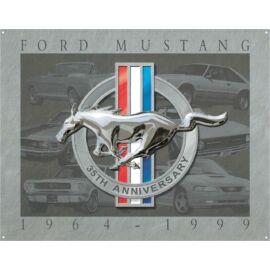 Ford Mustang 35TH ANNIVERSARY fémplakát 40,5 x 31,5 "TACD902"
