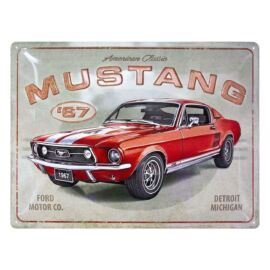 Ford Mustang '67 dombornyomott fémplakát 30 x 40 "23298"