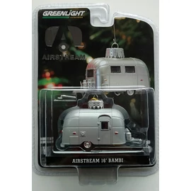 AIRSTREAM 16' BAMBI Karácsonyfadísz ezüst 1:64