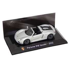 Porsche 918 Spyder - 2013 ezüst modellautó 1:43