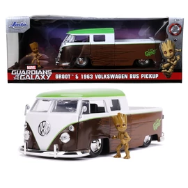 Groot & 1963 Volkswagen Bus Pickup szett modell autó 1:24
