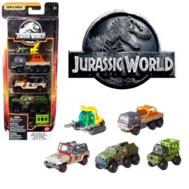 Jurassic World total tracker team autó szett 1:64