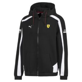 Puma Ferrari férfi kapucnis pulóver fekete-fehér 2020