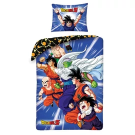 Dragon Ball 'támadás közös erővel' ágyneműhuzat szett 140 x 200 + 70 x 90 cm