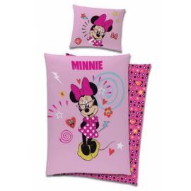 Minnie Mouse 'csillogás' ágyneműhuzat szett 140 x 200 + 70 x 90 cm