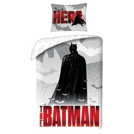 The Batman 'Hero' ágyneműhuzat szett 140 x 200 + 70 x 90 cm