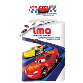 Verdák 3 'Lightning McQueen LMQ Racing hero' ágyneműhuzat szett 140 x 200 + 70 x 90 cm