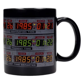 Back to the Future Control Panel/classic logo bögre 330 ml