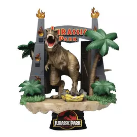 Jurassic Park Kapu dioráma