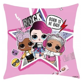 Lol Surprise OMG 'Rock, born to be bad' díszpárna 40 x 40 cm