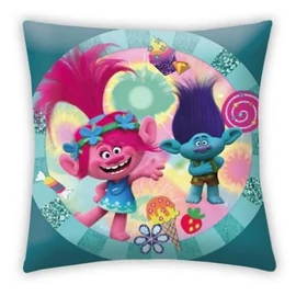 Trollok a világ körül 'ice cream' díszpárna 40 x 40 cm
