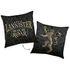 Trónok harca House Lannister hear me roar díszpárna 40 x 40 cm