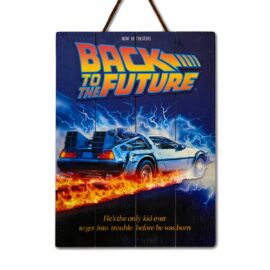 Back to the Future WOODART 3D faplakát