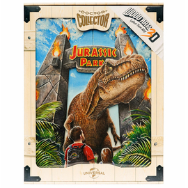 Jurassic Park 'Rex Attack' WOODART 3D faplakát