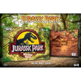 Jurassic Park fali fémplakát