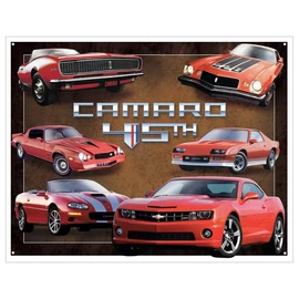 Camaro 45 TH fémplakát 40,5 x 31,5 cm "TACD1782"