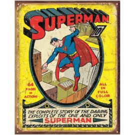 Superman No 1 Cover fémplakát 31,5 x 40,5 "TACD1968"