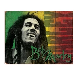 Bob Marley fémplakát 40,5 x 31,5 cm "TACD2117"