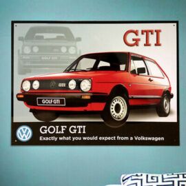Volkswagen Golf GTI fémplakát 41 x 30 cm "TACJO50631"
