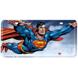 Superman "flying" fémtábla/rendszámtábla 30,5 x 15,3 cm 