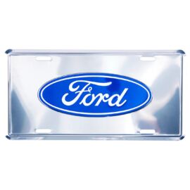 Ford dombornyomott fémtábla/rendszámtábla 30,1 x 15,1 cm 