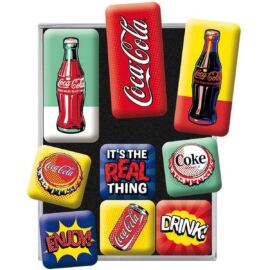 Coca Cola "Pop Art" mágnes-szett  9 x 7 cm