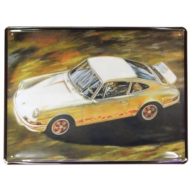 Porsche "Carrera white" fémplakát 40 x 30 cm "TACM3D01"