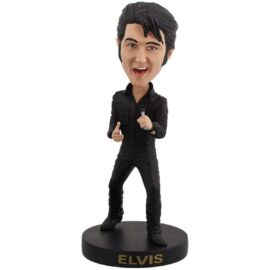 Elvis Presley Black Leather ’68 Comebeck Limited Edition Bobbleheads figura 20 cm