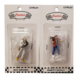 Cartrix Moovies Marty McFly & Doc Brown figura szett modell 1:43