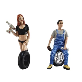 MOTORHEAD Tire Brigade Set #2 #768 Derek & Michele figura modell 1:18