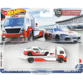 2021 Toyota Gr Supra & Aero Lift#37 Premium Hotwheels 1:64 szett
