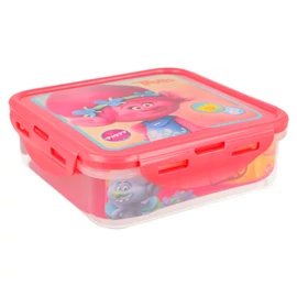 Trolls ételtároló doboz pink 750 ml