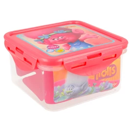 Trolls ételtároló doboz pink 730 ml