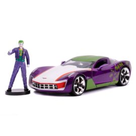 The Joker & 2009 Chevy Corvette Stingray szett modell autó 1:24