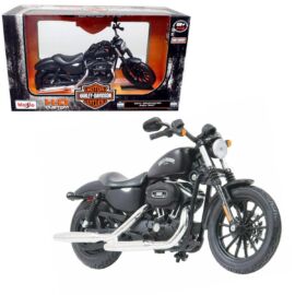 Harley Davidson Sportster Iron 883 2014 matt fekete modell 1:12