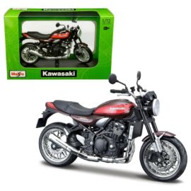 Kawasaki Z900RS fekete/barna/piros modell 1:12