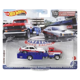 1974 Chevrolet Vega Pro Stock & Horizon Hauler#34 Premium Hotwheels 1:64 szett