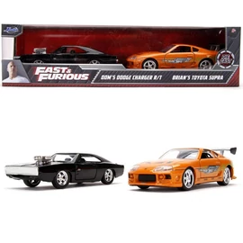 Dom's Dodge Charger R/T & Brian's Toyota Supra F&F szett modellautó 1:32