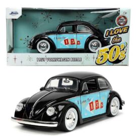 1959 Volkswagen Beetle"I Love the 1950's " fekete modell autó 1:24