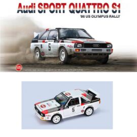 Audi Sport Quattro S1"86 Us Olympus Rally" makett 1:24