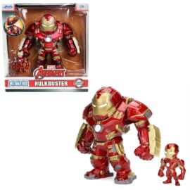 Marvel Avengers Hulkbusters 16 cm & Iron Man 6 cm fém figura 