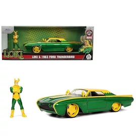 Marvel Loki & 1963 Ford Thunderbird szett modell autó 1:24