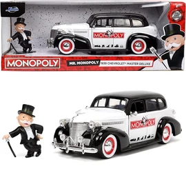 MR.Monopoly & 1939 Chevrolet Master Deluxe modell autó 1:24