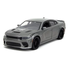 2021 Dodge Charger SRT Hellcat Fast and Furious X sötétszürke modell autó 1:24