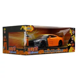 Naruto & 2009 Nissan GT-R (R35) szett narancssárga modell autó 1:24