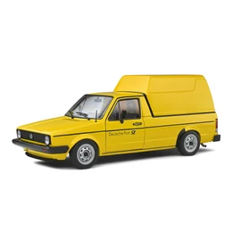 Volkswagen Caddy Mk.1 German Post 1982 sárga modell autó 1:18