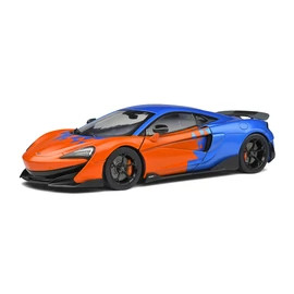 McLaren 600 LT-F1 Team Tribute Livery 2019 narancssárga/kék modell autó 1:18