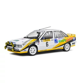 Renault R21Turbo GR.A  Rally Charlemagne #6 M.Rats /M.Menard fehér/sárga/fekete 1991 modell autó 1:18